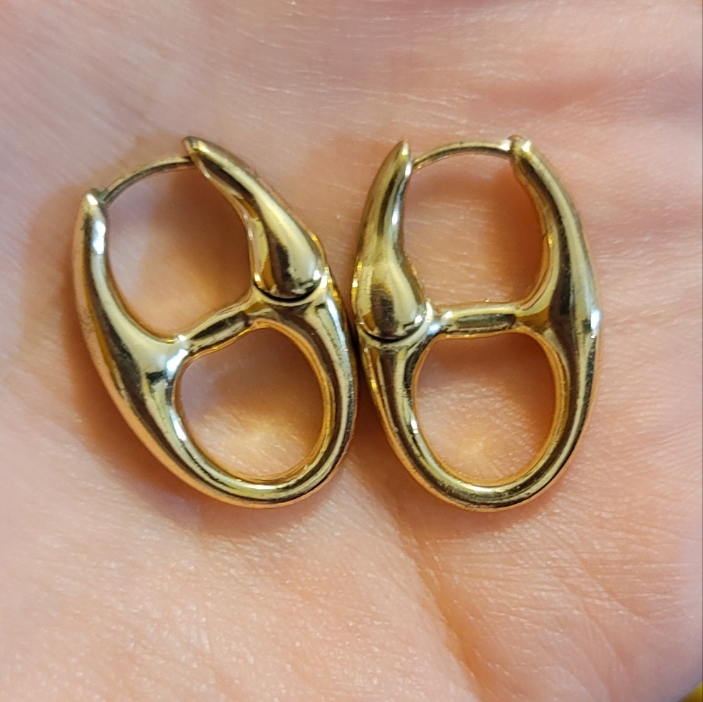 Gold Hoop Earrings